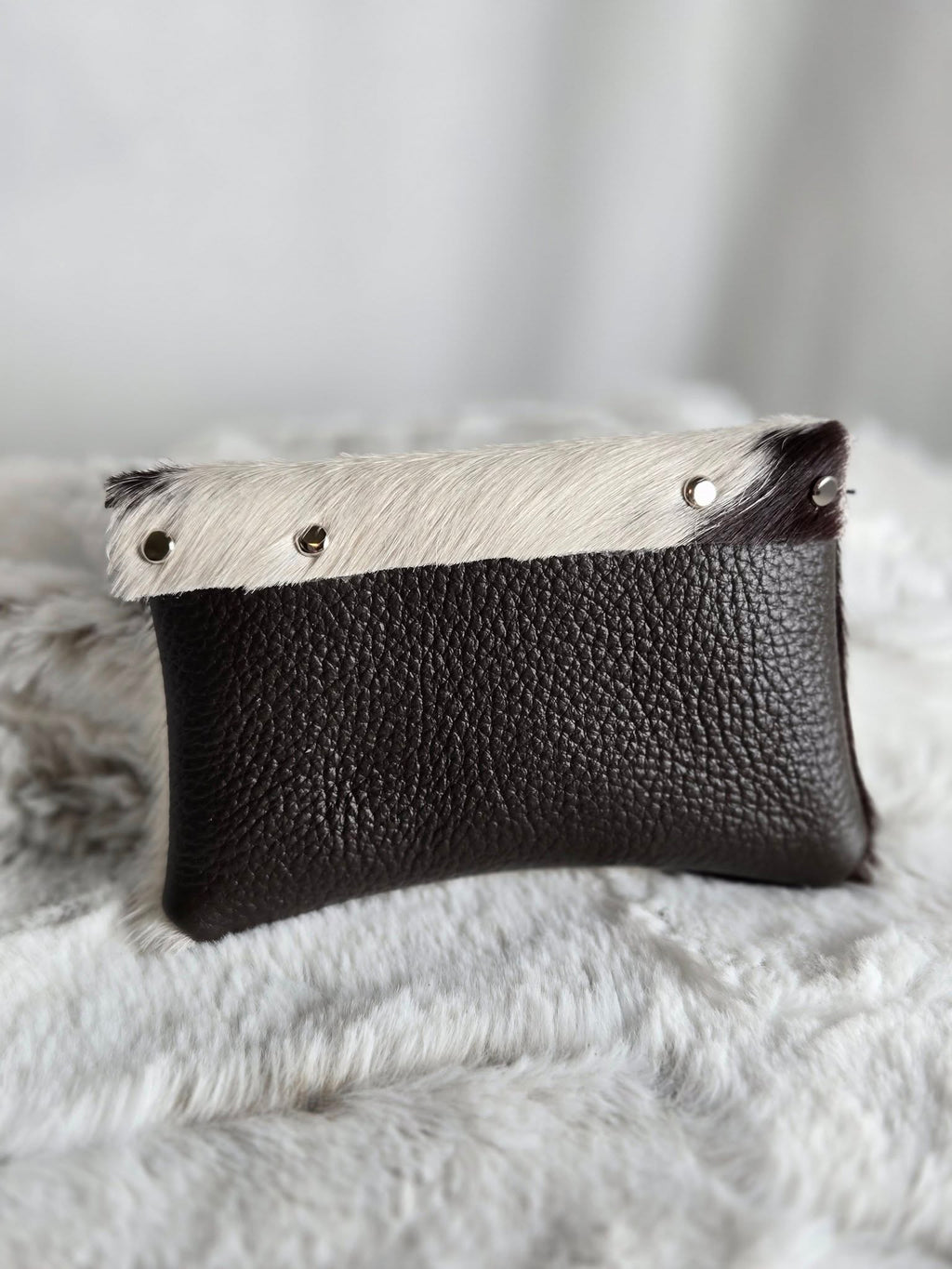 Cow Hide Coin Purse
