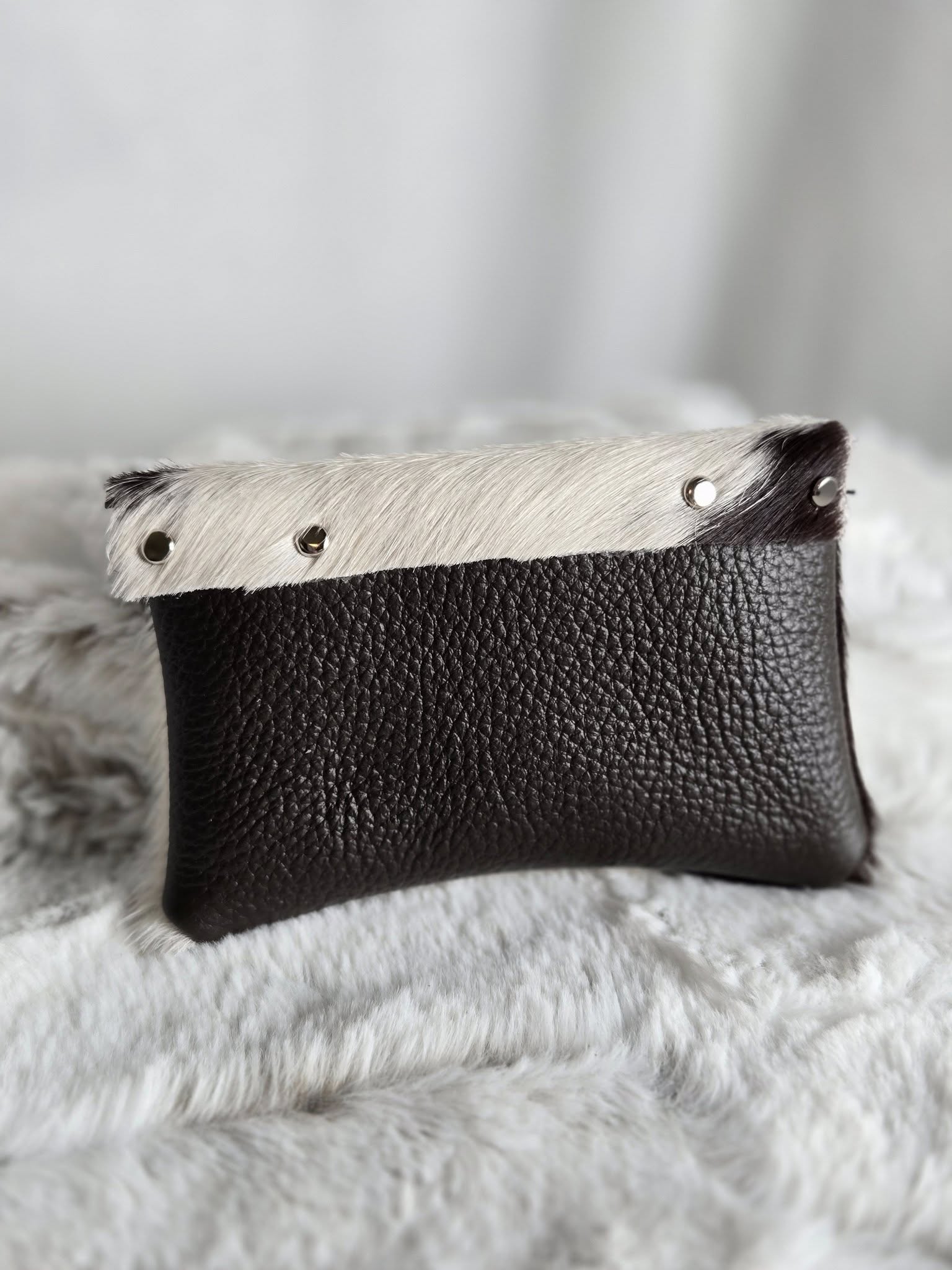 Cow Hide Coin Purse