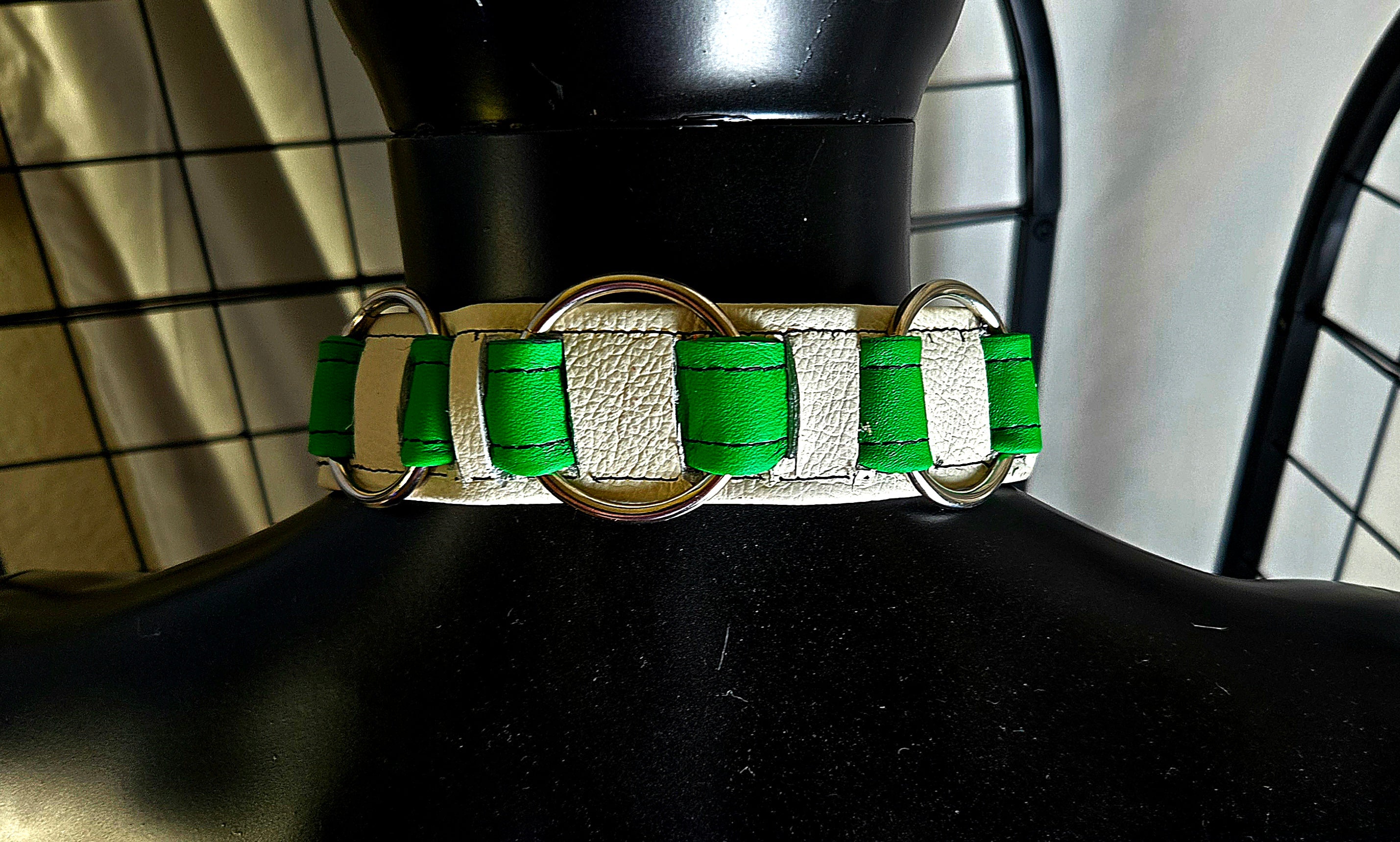 Leather Pup Choke Collar