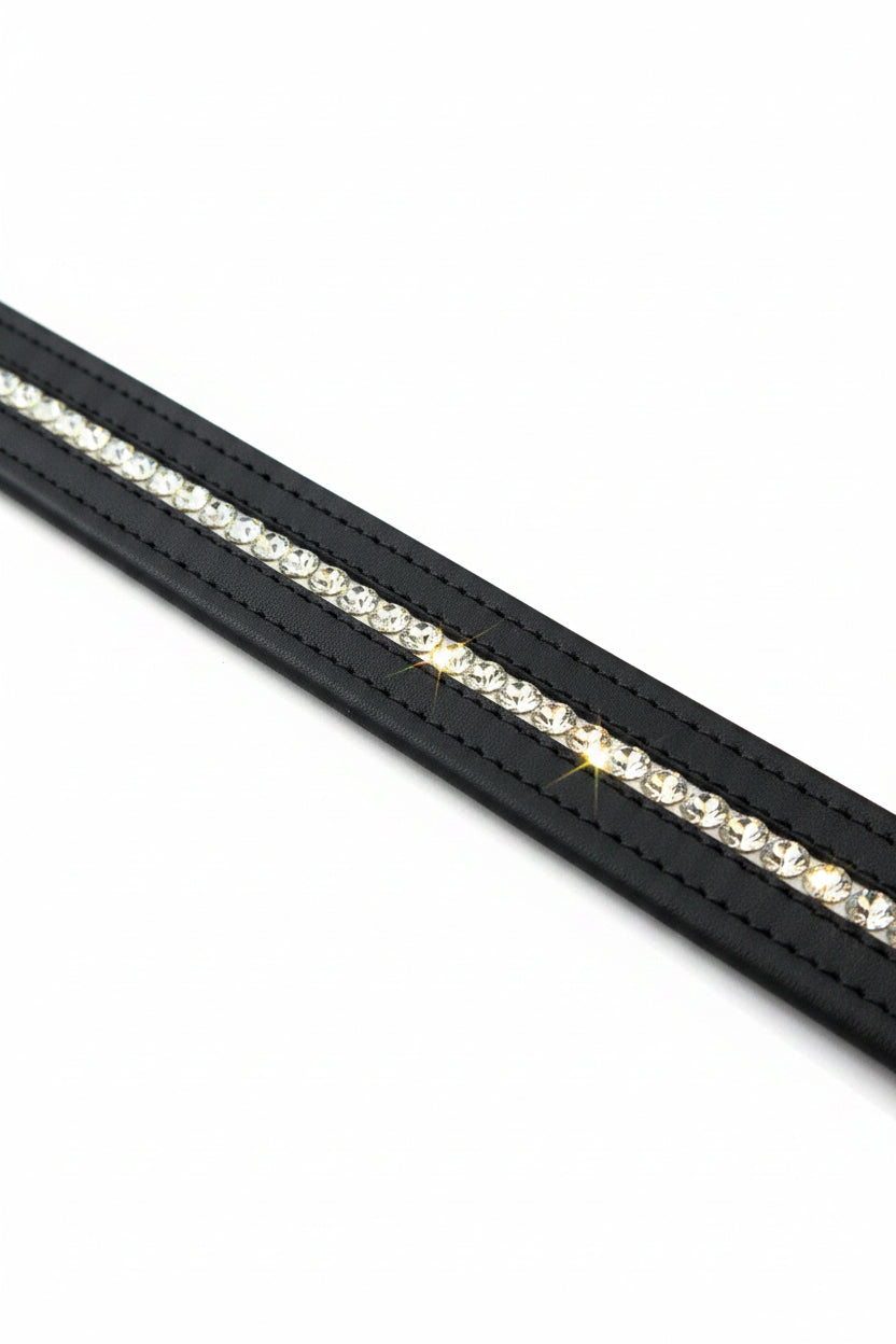 Black Leather Large Braclets
